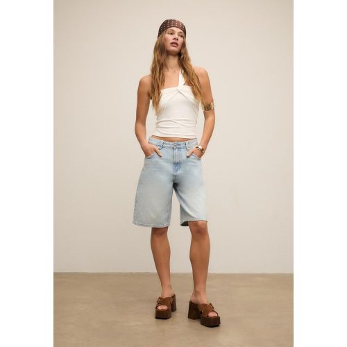 D95 Jort bermuda denim 32 - Stradivarius - Modalova