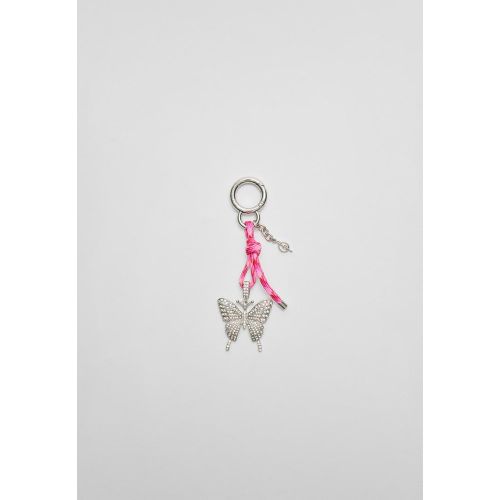 Porte-clés charm papillon brillants OS - Stradivarius - Modalova