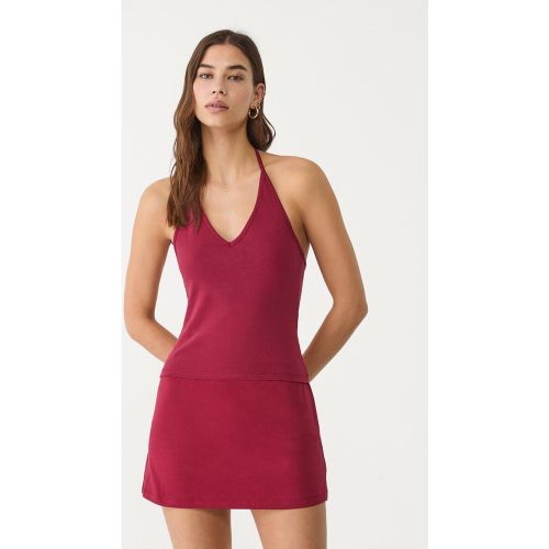 Top à encolure américaine et nœud XS - Stradivarius - Modalova