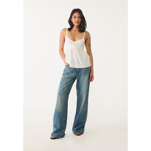 Top crochet à volants XS - Stradivarius - Modalova