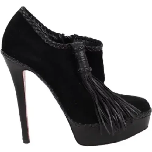 Pre-owned > Pre-owned Shoes > Pre-owned Boots - - Christian Louboutin Pre-owned - Modalova