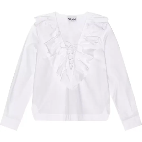 Blouses & Shirts > Blouses - - Ganni - Modalova