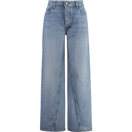 Ganni - Jeans > Wide Jeans - Blue - Ganni - Modalova