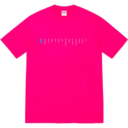 Supreme - Tops > T-Shirts - Pink - Supreme - Modalova