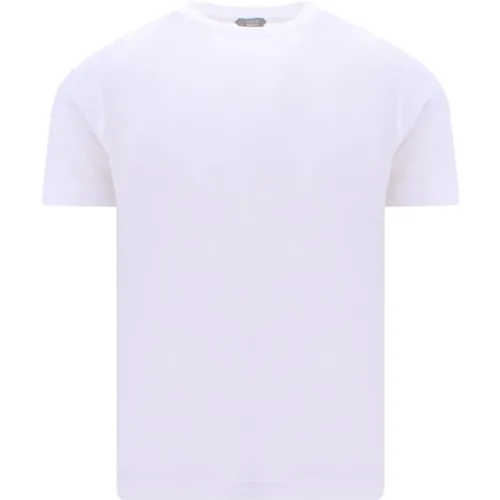 Zanone - Tops > T-Shirts - White - Zanone - Modalova