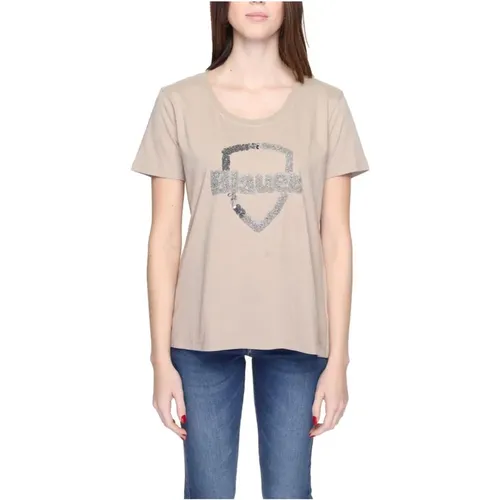 Blauer - Tops > T-Shirts - Beige - Blauer - Modalova