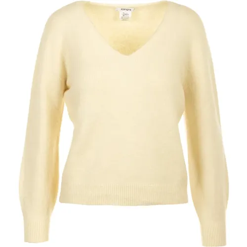 Knitwear > V-neck Knitwear - - Kangra - Modalova