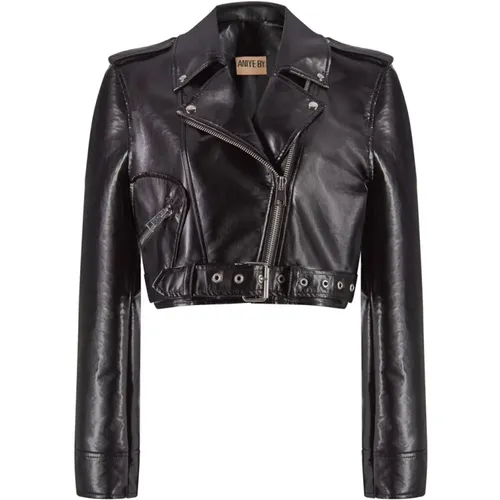 Jackets > Leather Jackets - - Aniye By - Modalova