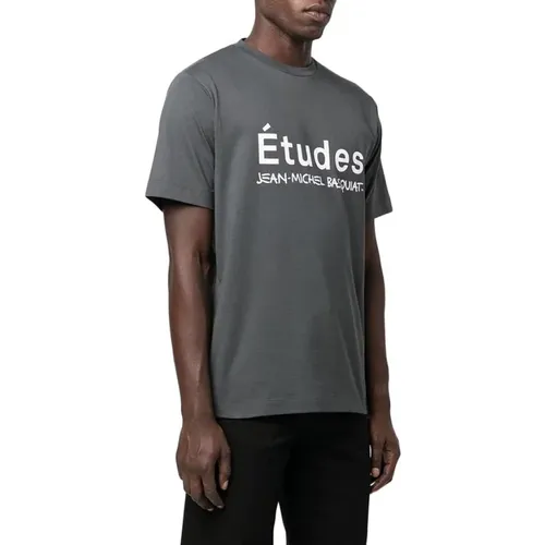 Études - Tops > T-Shirts - Gray - Études - Modalova