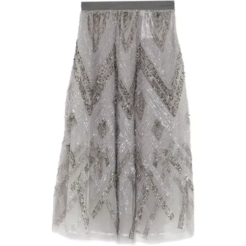 Skirts > Midi Skirts - - Elisabetta Franchi - Modalova