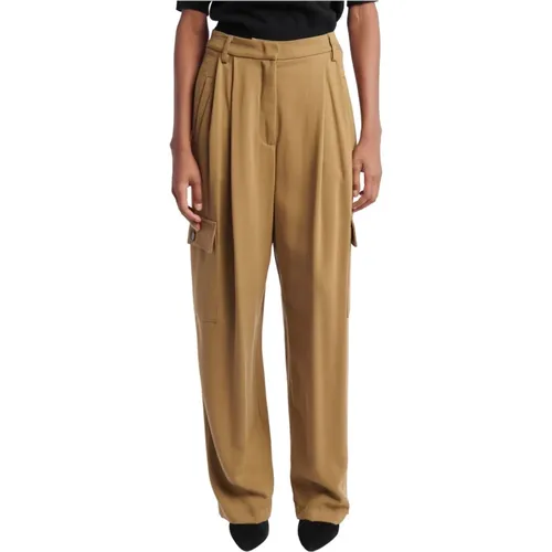 Trousers > Tapered Trousers - - Attic and Barn - Modalova