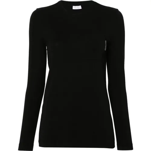 Tops > Long Sleeve Tops - - BRUNELLO CUCINELLI - Modalova