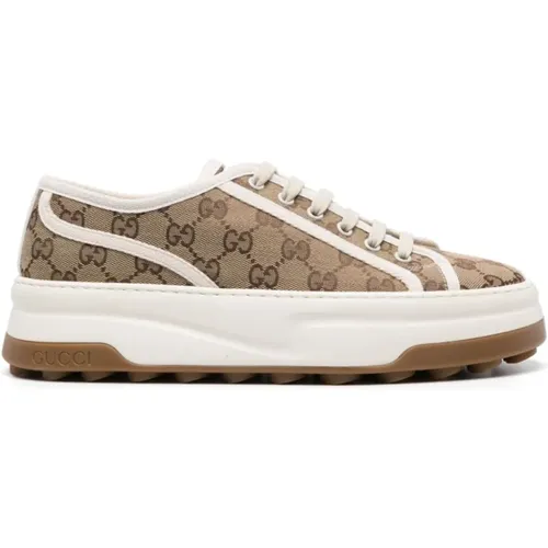 Gucci - Shoes > Sneakers - Beige - Gucci - Modalova