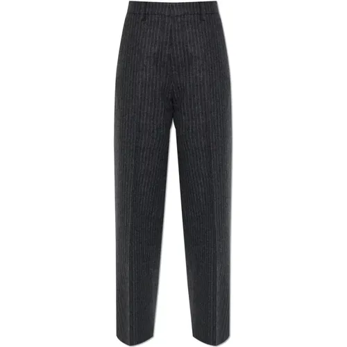 Trousers > Straight Trousers - - Ami Paris - Modalova