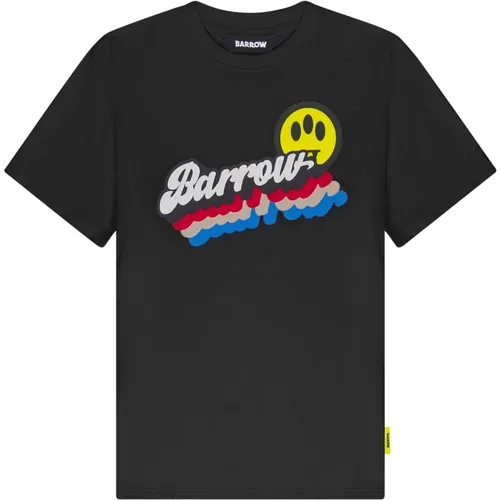 Barrow - Tops > T-Shirts - Black - Barrow - Modalova