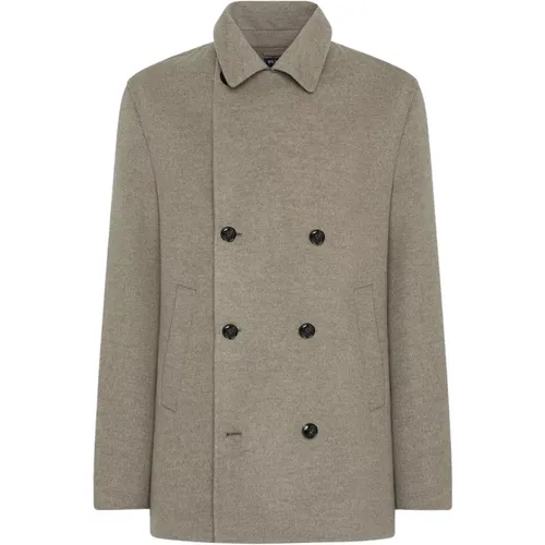 Coats > Double-Breasted Coats - - Kiton - Modalova