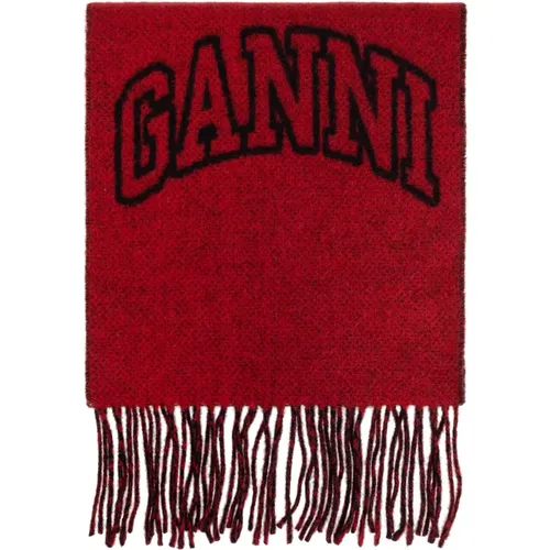 Accessories > Scarves > Winter Scarves - - Ganni - Modalova