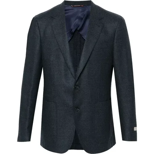 Canali - Jackets > Blazers - Blue - Canali - Modalova