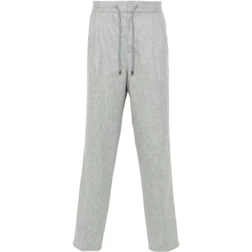 Trousers > Straight Trousers - - BRUNELLO CUCINELLI - Modalova