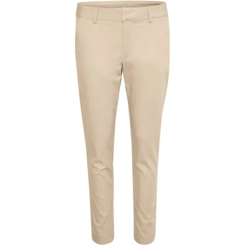 Kaffe - Trousers > Chinos - Beige - Kaffe - Modalova