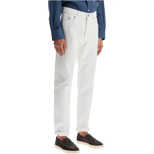 Jeans > Slim-fit Jeans - - BRUNELLO CUCINELLI - Modalova