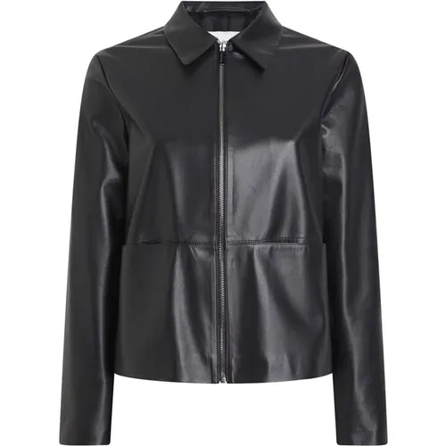 Jackets > Leather Jackets - - Calvin Klein - Modalova