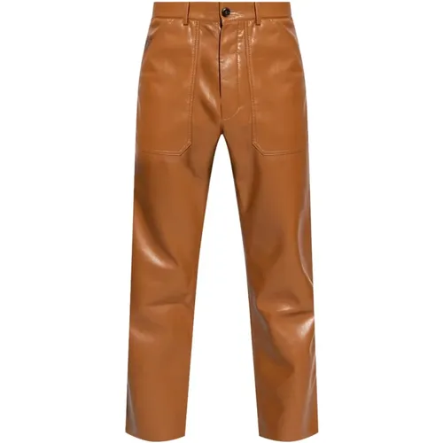 Trousers > Leather Trousers - - Nanushka - Modalova
