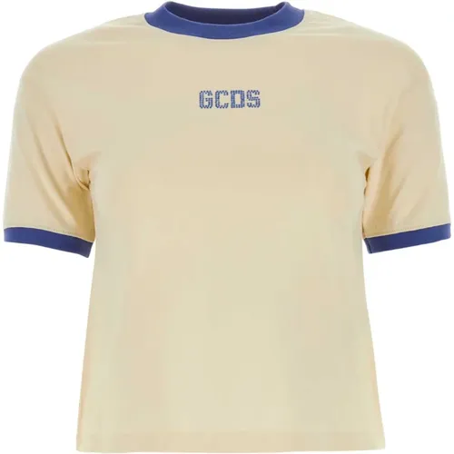Gcds - Tops > T-Shirts - Beige - Gcds - Modalova
