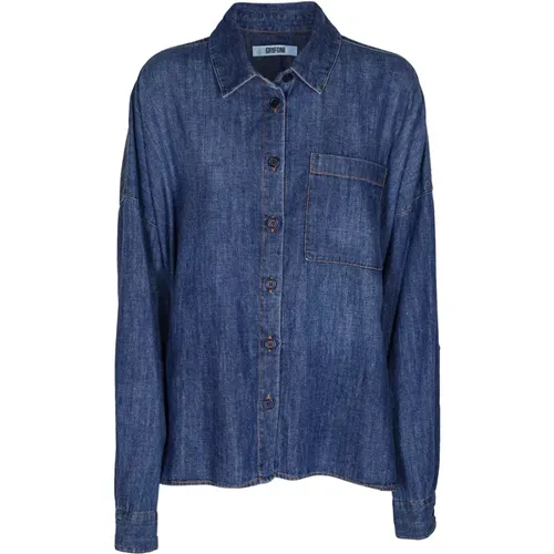 Blouses & Shirts > Denim Shirts - - Mauro Grifoni - Modalova