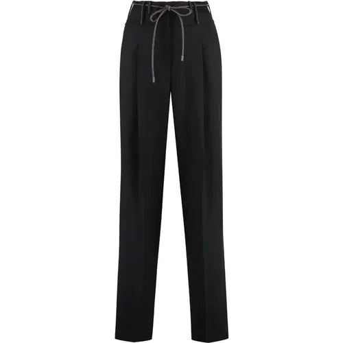 Trousers > Wide Trousers - - PESERICO - Modalova