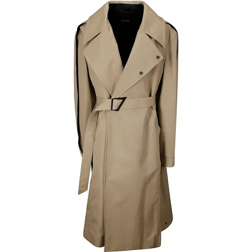 Coats > Belted Coats - - Mugler - Modalova