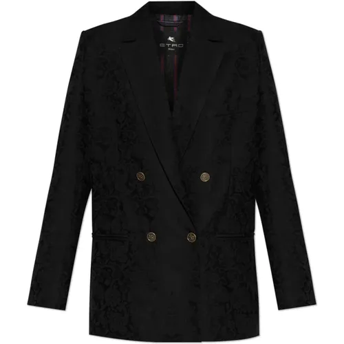 Etro - Jackets > Blazers - Black - ETRO - Modalova