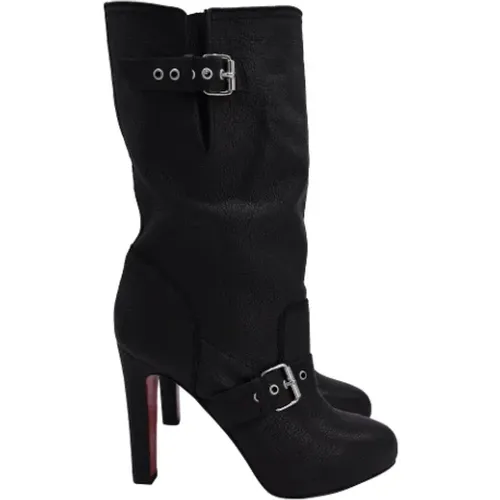 Pre-owned > Pre-owned Shoes > Pre-owned Boots - - Christian Louboutin Pre-owned - Modalova