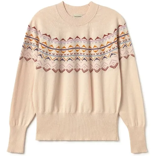 Knitwear > Round-neck Knitwear - - Twothirds - Modalova