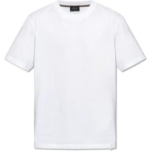 Brioni - Tops > T-Shirts - White - Brioni - Modalova