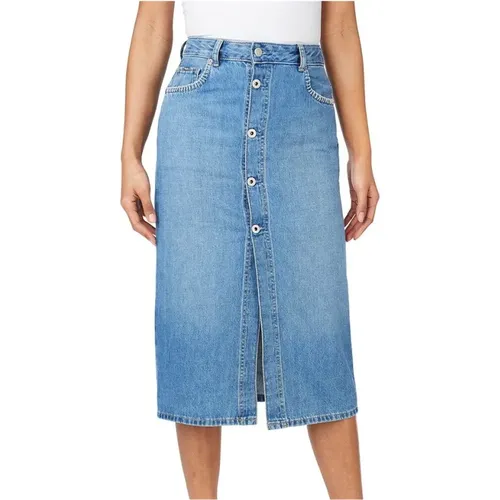 Skirts > Denim Skirts - - Pepe Jeans - Modalova
