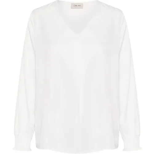 Blouses & Shirts > Blouses - - Cream - Modalova