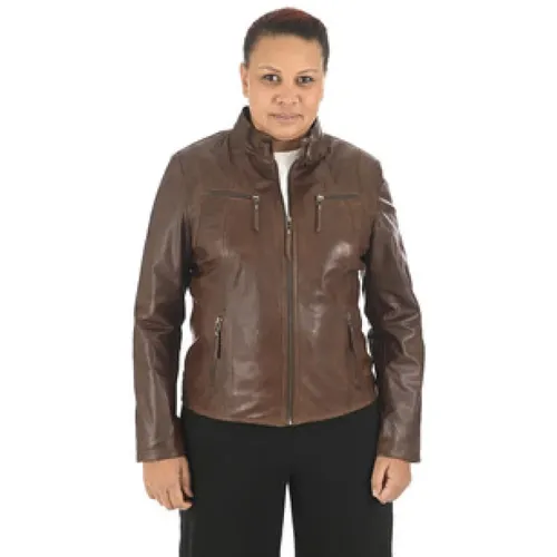 Jackets > Leather Jackets - - La Canadienne - Modalova