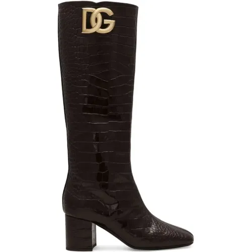 Shoes > Boots > High Boots - - Dolce & Gabbana - Modalova