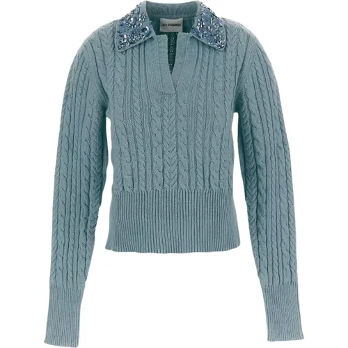 Knitwear > V-neck Knitwear - - DES Phemmes - Modalova