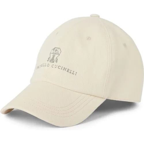 Accessories > Hats > Caps - - BRUNELLO CUCINELLI - Modalova