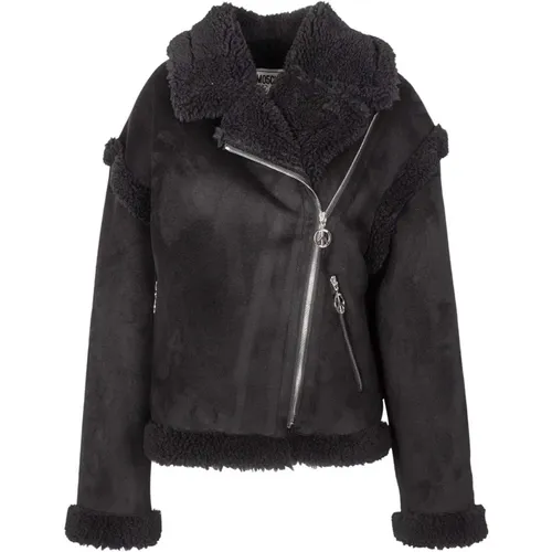 Jackets > Faux Fur & Shearling Jackets - - Moschino - Modalova
