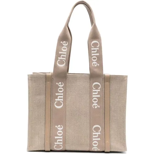 Chloé - Bags > Tote Bags - Beige - Chloé - Modalova