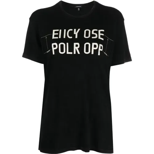 R13 - Tops > T-Shirts - Black - R13 - Modalova