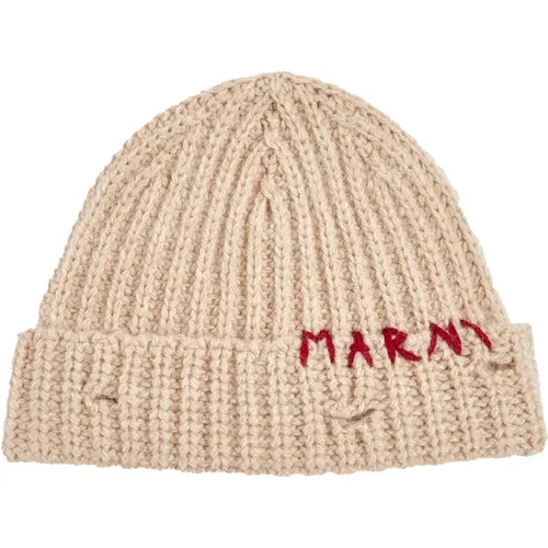 Accessories > Hats > Beanies - - Marni - Modalova