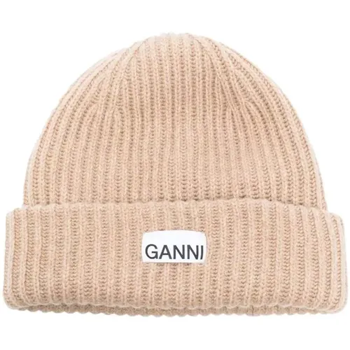 Accessories > Hats > Beanies - - Ganni - Modalova