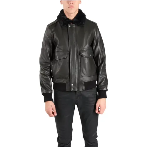 Jackets > Leather Jackets - - Schott NYC - Modalova