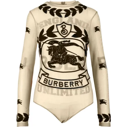 Burberry - Tops > Body - Beige - Burberry - Modalova