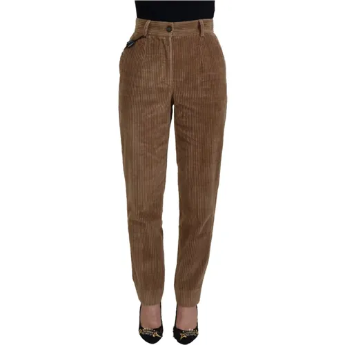 Trousers > Tapered Trousers - - Dolce & Gabbana - Modalova