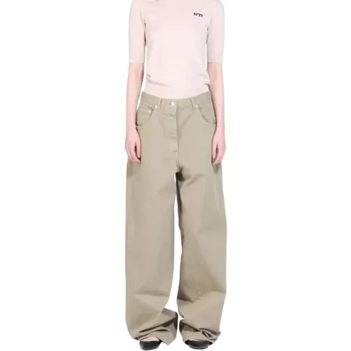 Trousers > Wide Trousers - - N21 - Modalova